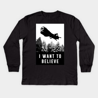 I want to believe Arcadia Kids Long Sleeve T-Shirt